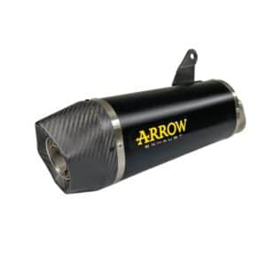 Tobă finală ARROW Indy Race pentru Kawasaki Ninja 1000 SX Tourer 2021-2024, Aluminiu închis (Dark)