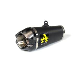 Tobă finală ARROW Works pentru Yamaha MT-07 2021-2024, Oțel închis (Dark)