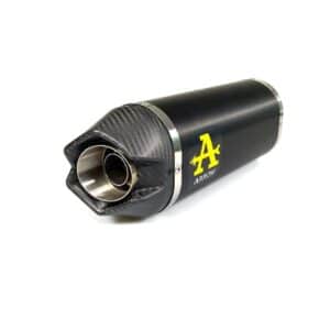 Tobă finală ARROW Indy Race pentru Aprilia TUONO 660 2021-2024, Aluminiu închis (Dark)
