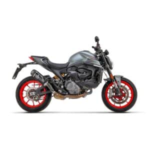 Tobă finală ARROW Indy Race pentru Ducati Monster 937 2021-2024, Aluminiu închis (Dark)
