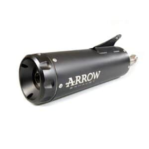 Tobă finală ARROW Rebel pentru Yamaha XSR 125 2021-2024, Oțel închis (Dark)