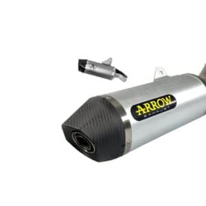 Tobă finală ARROW Indy Race pentru Moto Guzzi V100 Mandello 2023-2024, Aluminiu