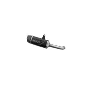 Tobă finală ARROW Indy Race EVO pentru KTM RC 390 2022-2024, Aluminiu închis (Dark)