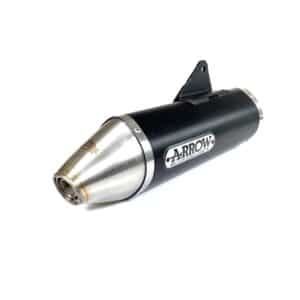 Tobă finală ARROW Off-Road Thunder pentru Honda CRF 300 L 2021-2024, Aluminiu închis (Dark)