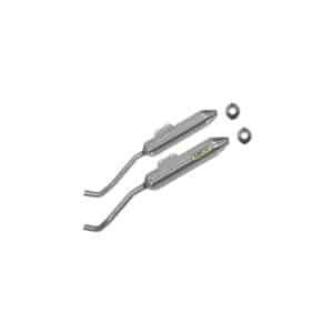 Pereche de tobe finale ARROW Thunder pentru Yamaha XT 660 R - XT 660 X 2004-2016, Aluminiu