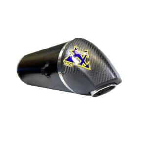 Tobă finală ARROW Maxi Race-Tech pentru Yamaha XT 1200Z Super Ténéré 2010-2020, Aluminiu închis (Dark)