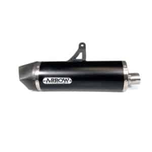 Tobă finală ARROW Maxi Race-Tech pentru Honda Africa Twin 1000 AdvSport 2018-2019, Aluminiu închis (Dark)