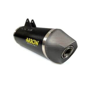 Tobă finală ARROW Race-Tech pentru Husqvarna 701 Enduro/Supermoto 2017-2024, Aluminiu închis (Dark)