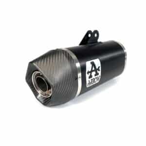 Tobă finală ARROW Indy Race pentru Husqvarna Svartpilen / Vitpilen 401 2020-2023, Aluminiu închis (Dark)