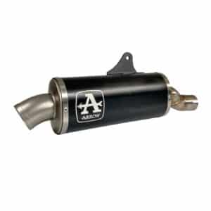 Tobă finală ARROW Indy Race pentru Suzuki V-STROM 800DE / SE 2023-2026, Aluminiu închis (Dark)