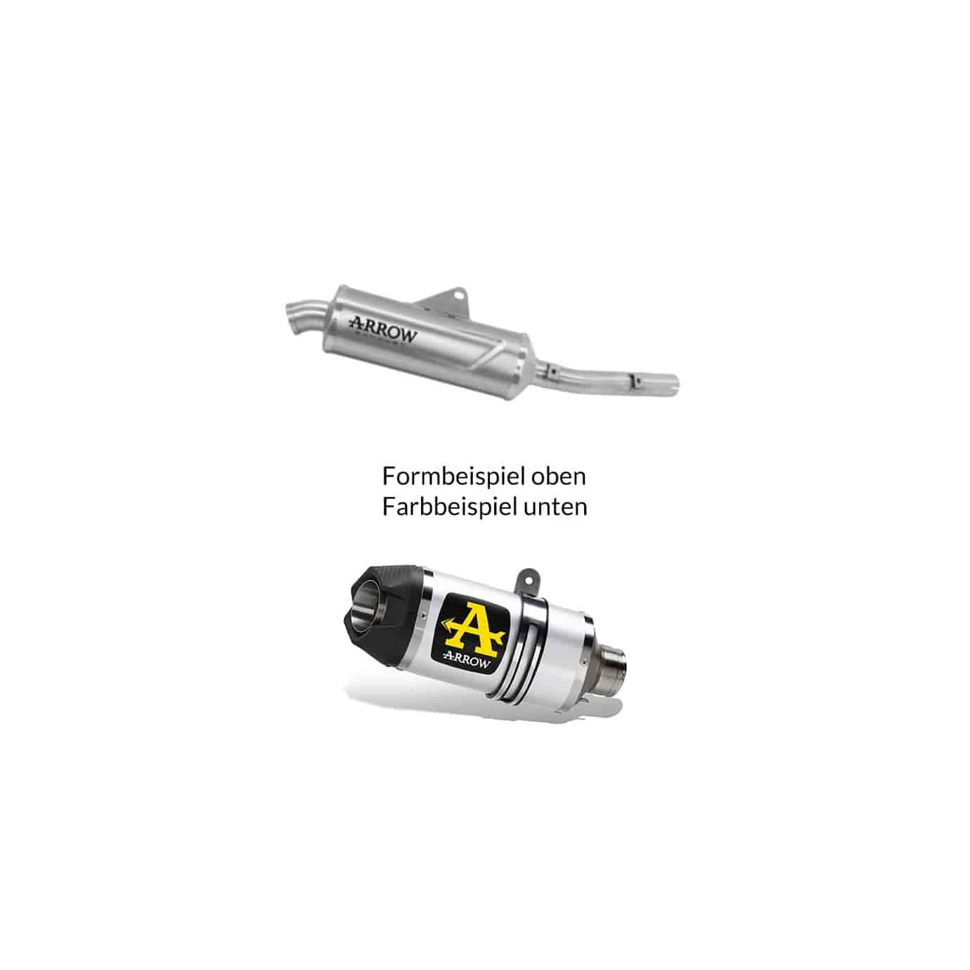 Tobă finală ARROW Indy Race EVO pentru Yamaha Teneré 700 2019-2024, Aluminiu