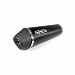Tobă finală ARROW Urban pentru Piaggio MP3 400 LT 2007-2011, Aluminiu închis (Dark)