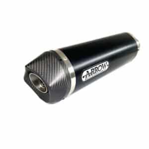 Tobă finală ARROW Race-Tech pentru Kymco AK 550 2017-2020, Aluminiu închis (Dark)