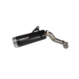 Tobă finală ARROW Rebel pentru Honda CL 500 2023-2024, Oțel închis (Dark)