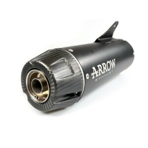 Tobă finală ARROW Rebel pentru Honda CL 500 2023-2024, Oțel închis (Dark)