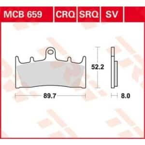 Plăcuțe de frână MCB659SRQ