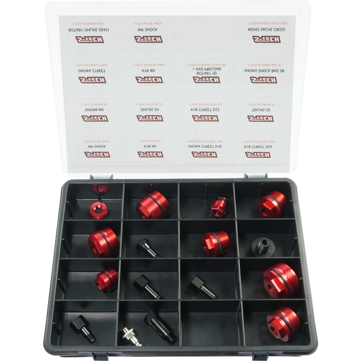 Set adaptor umplere amortizoare 15 piese S-TECH