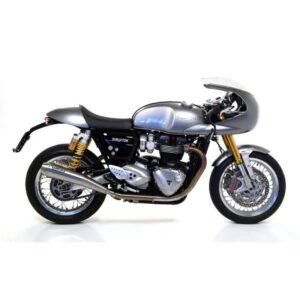 Pereche de tobe finale ARROW Pro-Racing pentru Triumph THRUXTON 1200 RS 2020-2023, Oțel inoxidabil