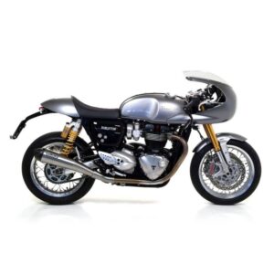 Pereche de tobe finale ARROW Pro-Racing pentru Triumph THRUXTON 1200 RS 2020-2023, Oțel inoxidabil