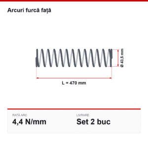 Desen tehnic arc Furcă 4,4 N/mm