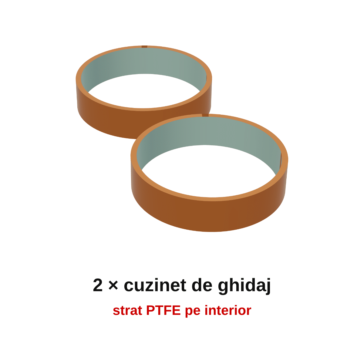 Cuzineți de ghidaj furcă față 48x12x2.0 – 1 set (2 buc) K-TECH (GBS-035) – pereche