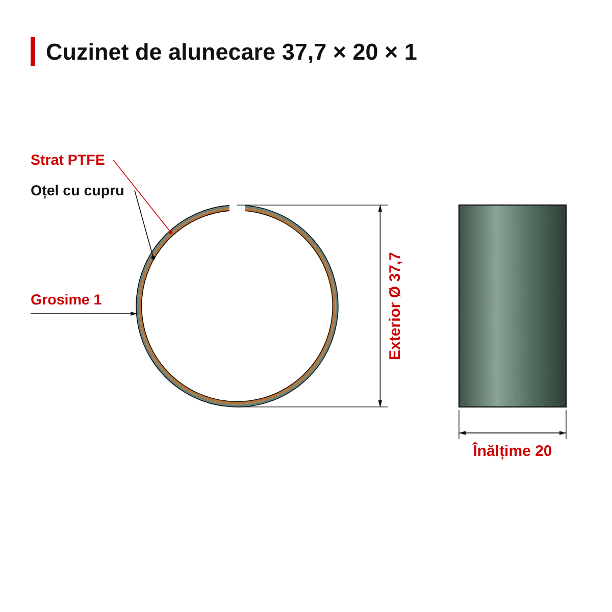 Cuzinet de alunecare furcă față 37.7x20x1.0 – 1 buc ATHENA/INNTECK – dimensiuni