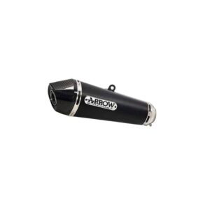 Tobă finală ARROW X-Kone pentru BMW R Nine T Scrambler 2021-2024, Oțel închis (Dark)
